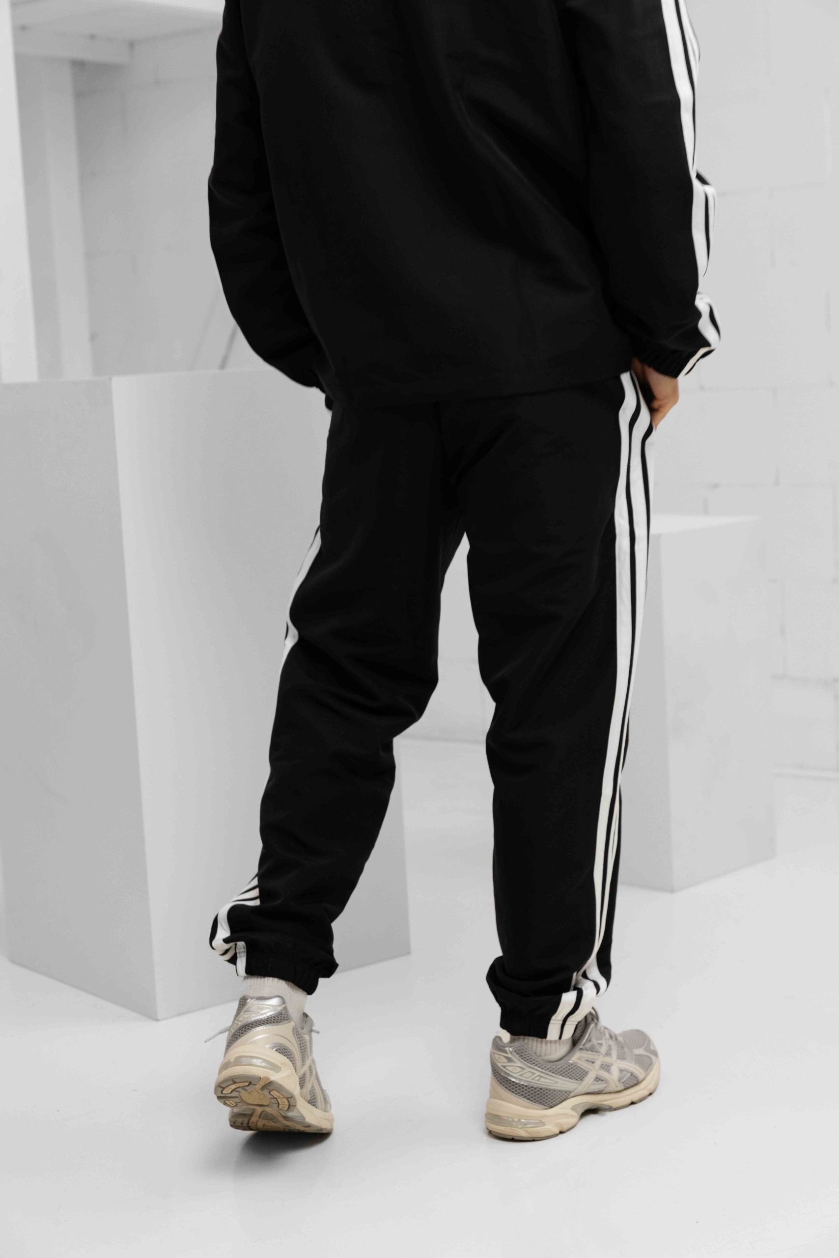 Adidas 3-Stripes Woven Trainingspak Heren Zwart
