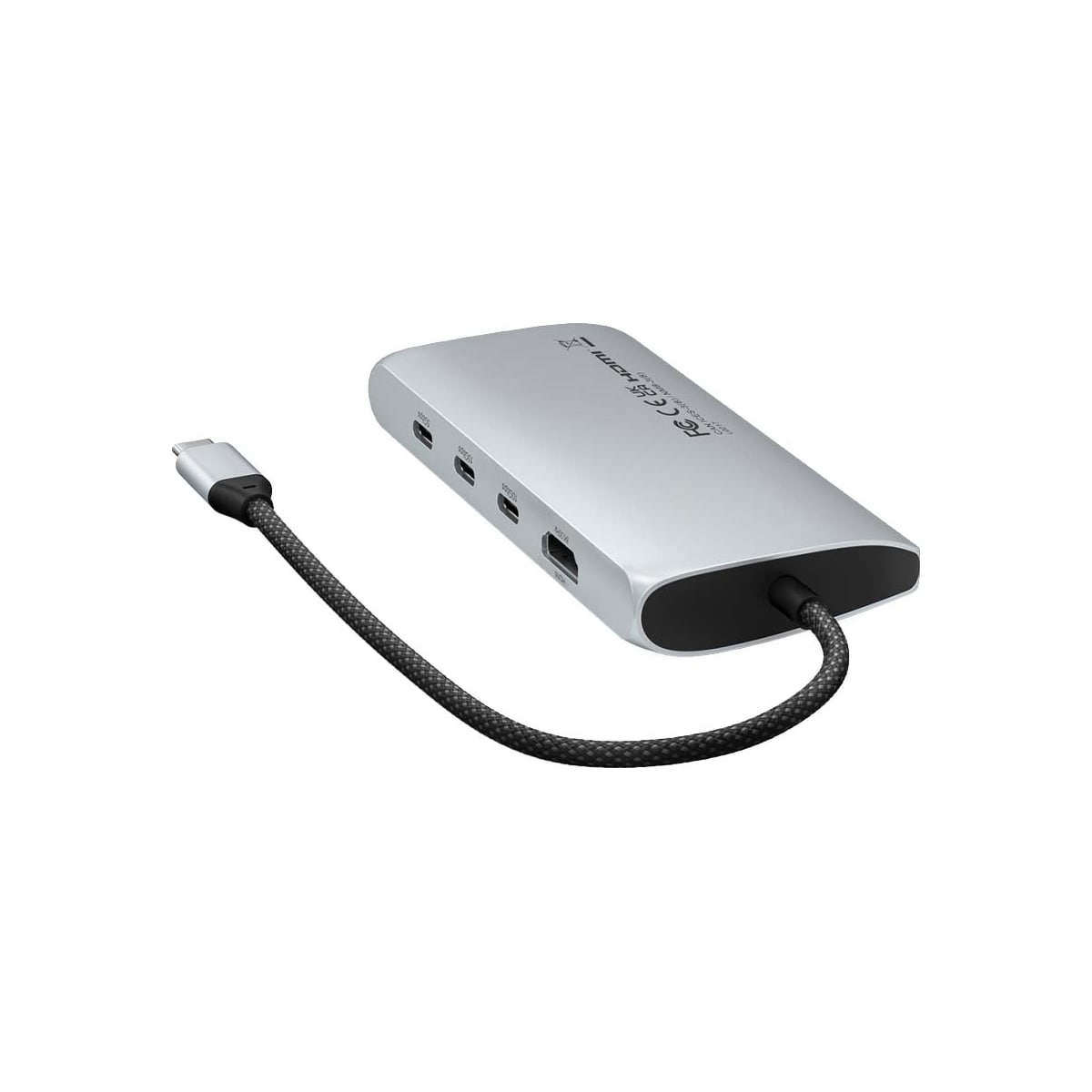 Satechi USB-C 8K Ethernet V3 Multiport USB hub (Silver)