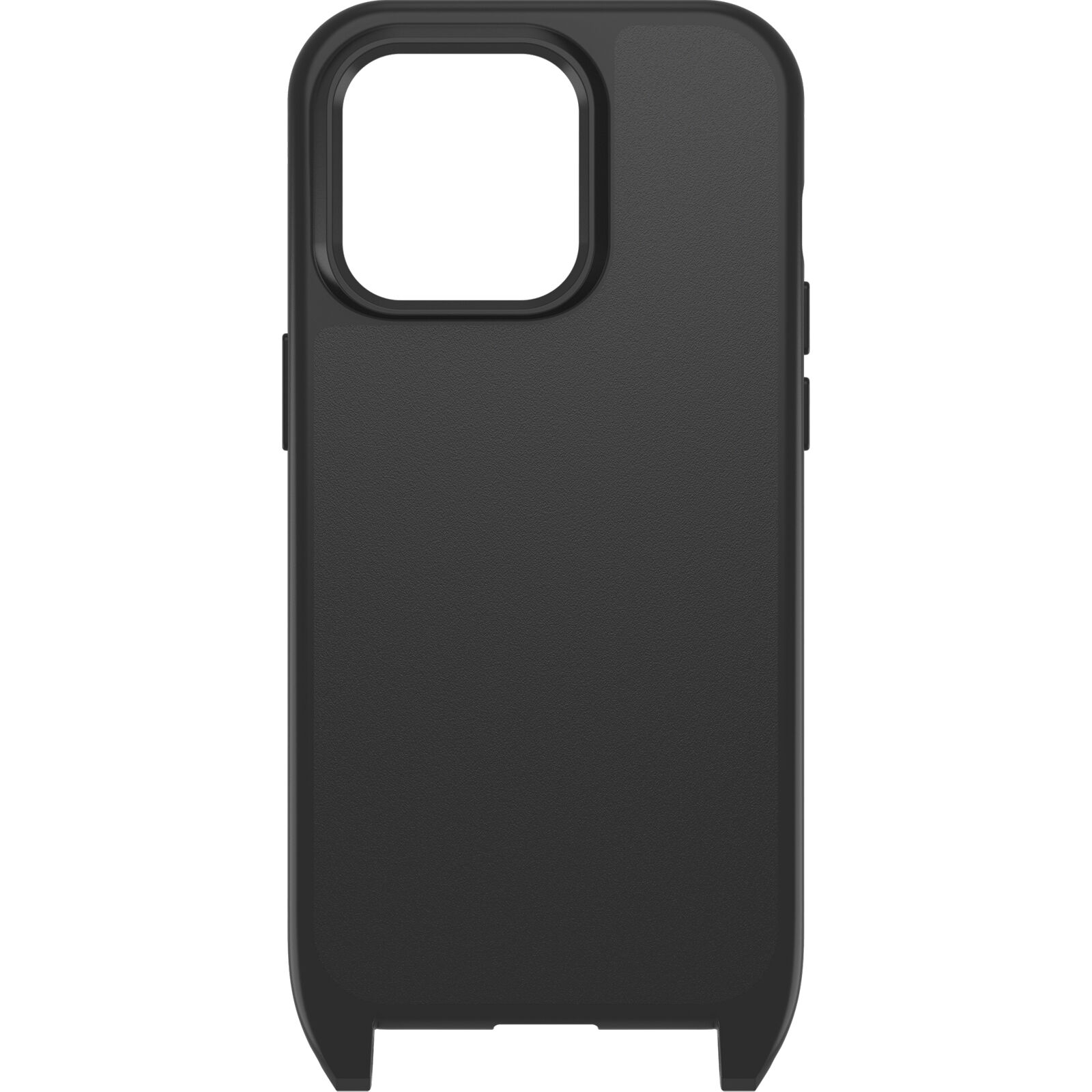iPhone 14 Pro MagSafe Hybrid Necklace Hülle React Necklace Case aus recyceltem Kunststoff mit abnehmbarer Handykette (77-92291) - Schwarz