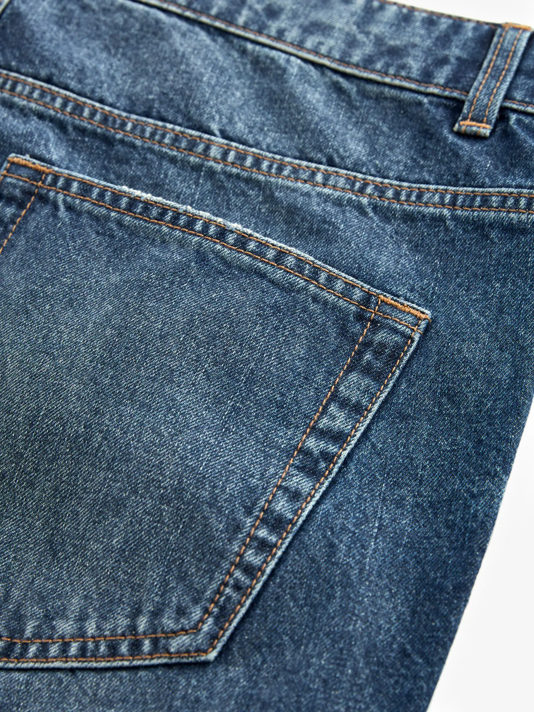 Vintage blauw - Relaxed fit - 100% katoenen authentic jeans