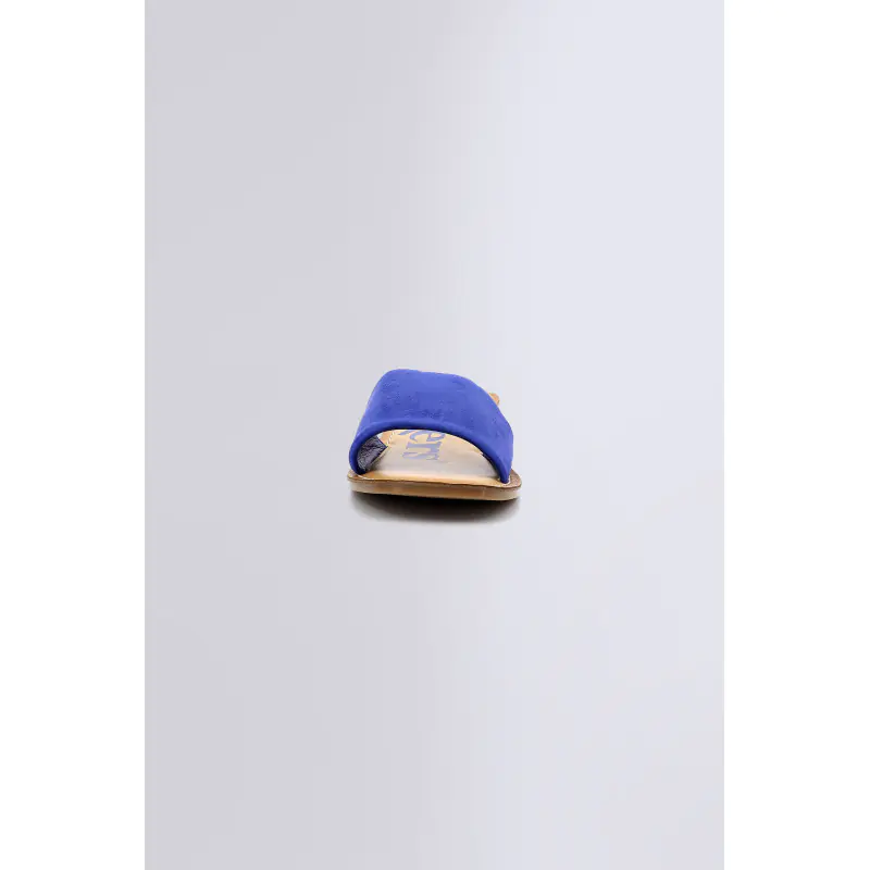 KICK GIPSI BLEU MULES Cuir Femme