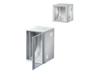 Rittal FlatBox - Kabinet - vægmonterbar - RAL 7035 - 15U - 19