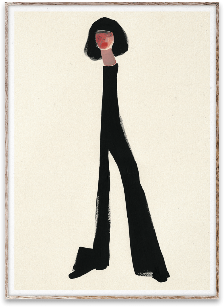 Poster Black Pants 30 x 40 cm