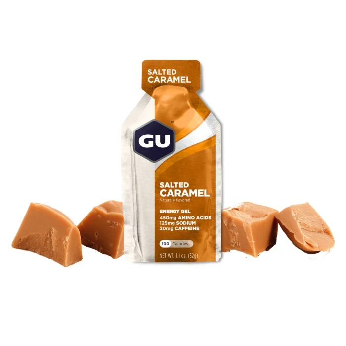 GU Energy Unisex Energi Gel Caffeine (Salted Caramel)