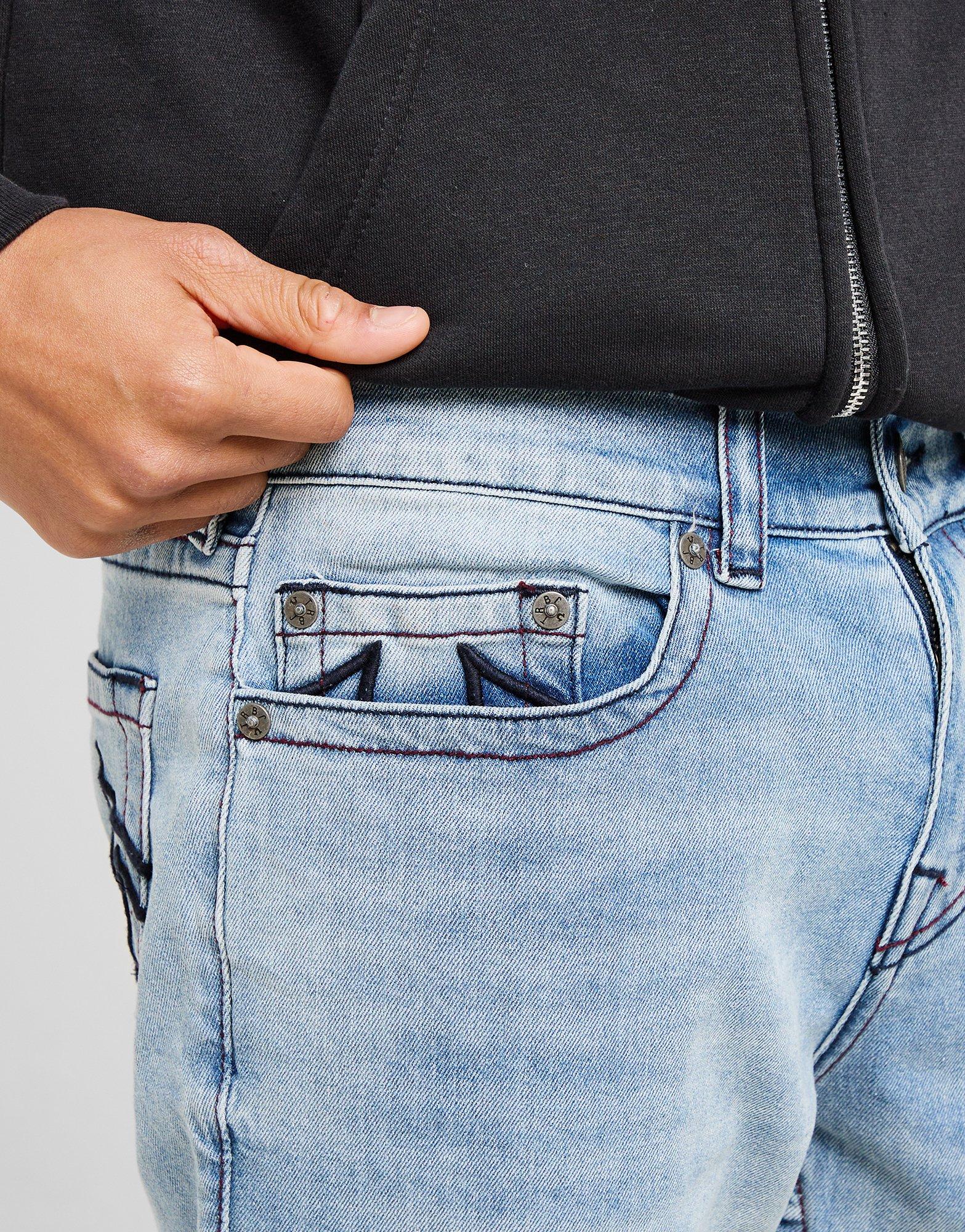 True Religion Jean Geno Embosssed Homme