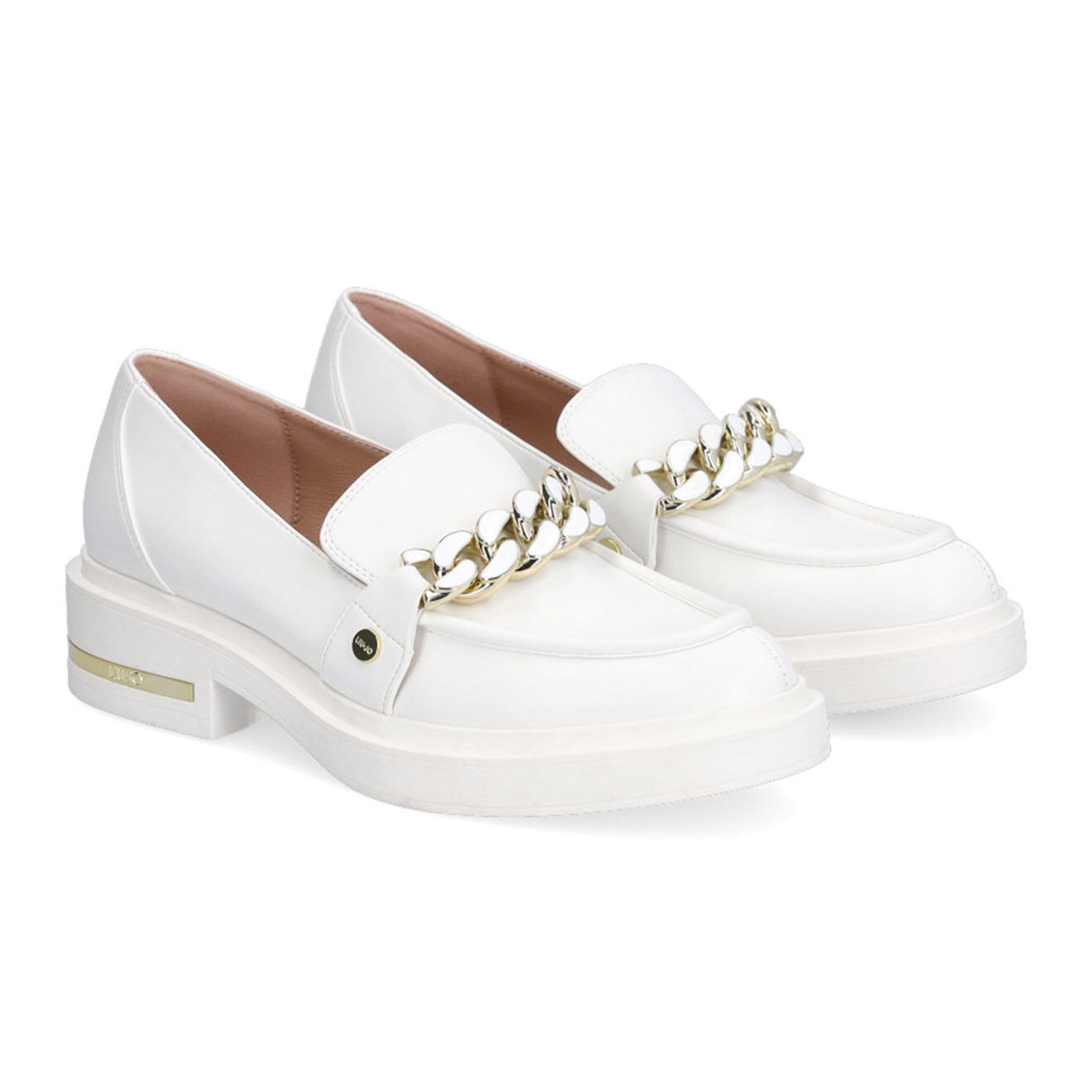 Liu-Jo Mocassins Ganoa blancs