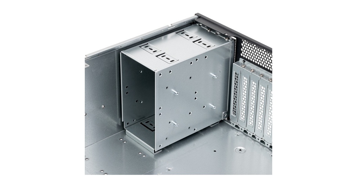 SilverStoneRM47-502-I rack behuizing  (Zwart)