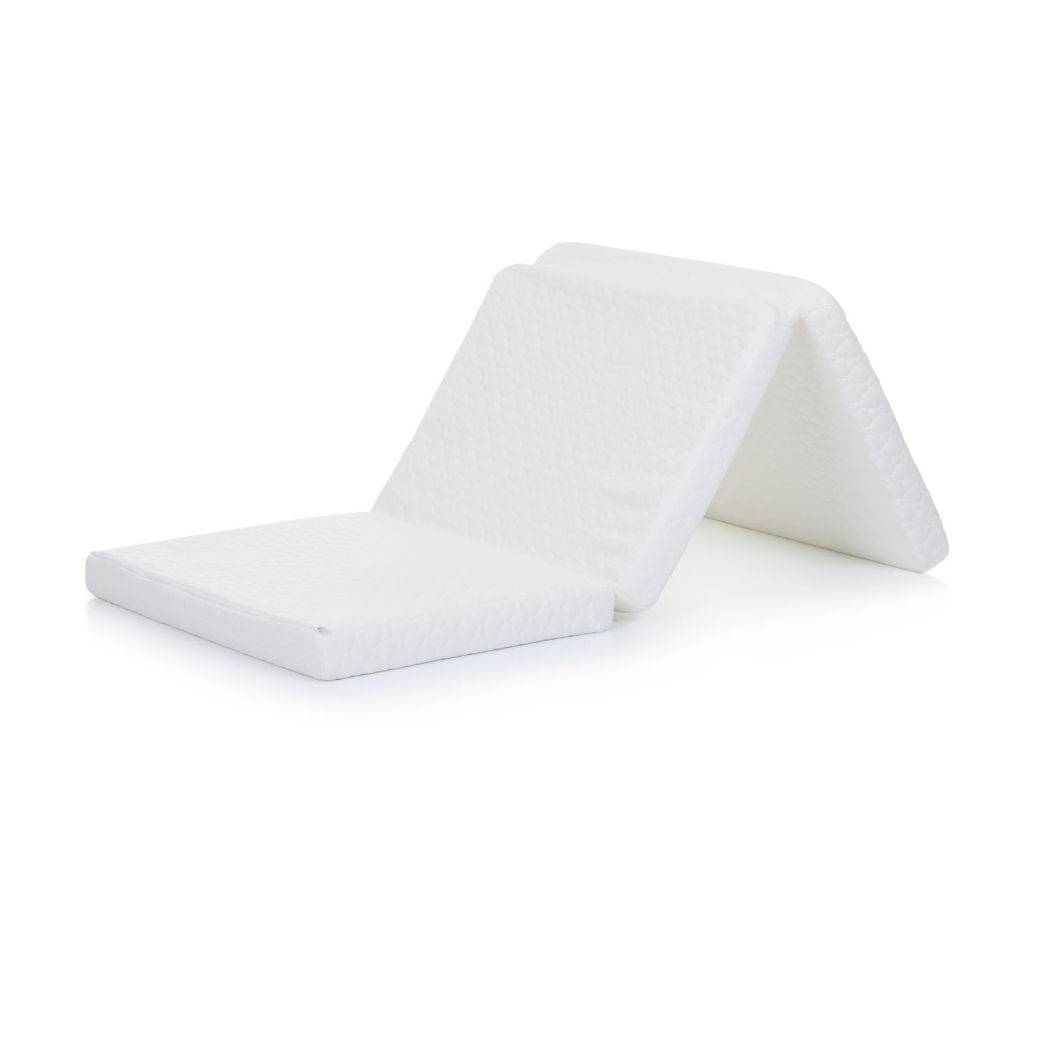 Chipolino Baby-Faltmatratze Aloe, Maße 120 x 60 x 6 cm, hypoallergen weiß