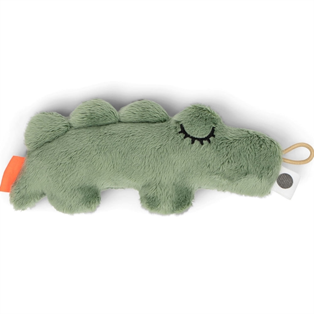 Done by Deer Tiny Sensory Rattle Croco Green - DonebyDeer