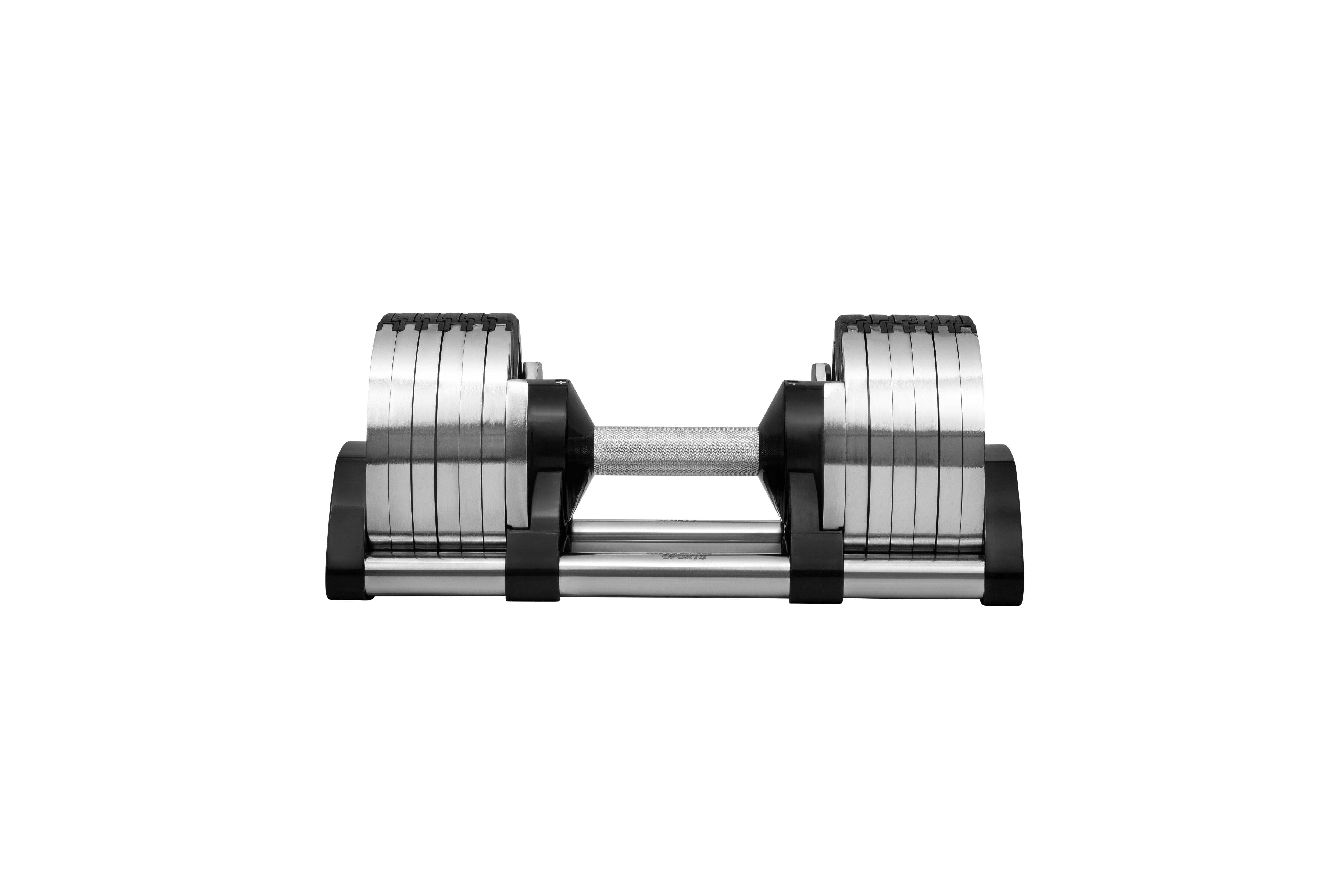 Miweba Sports verstellbare Kurzhantel VH100, Stahl, 4-24 kg, funktionales Verschluss-System, Gestell