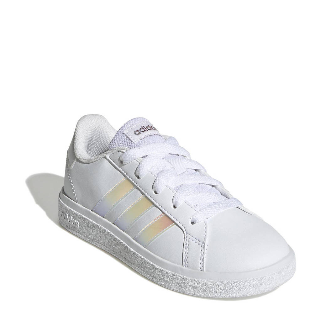 adidas Grand Court 2.0 sneakers wit/metallic zilver