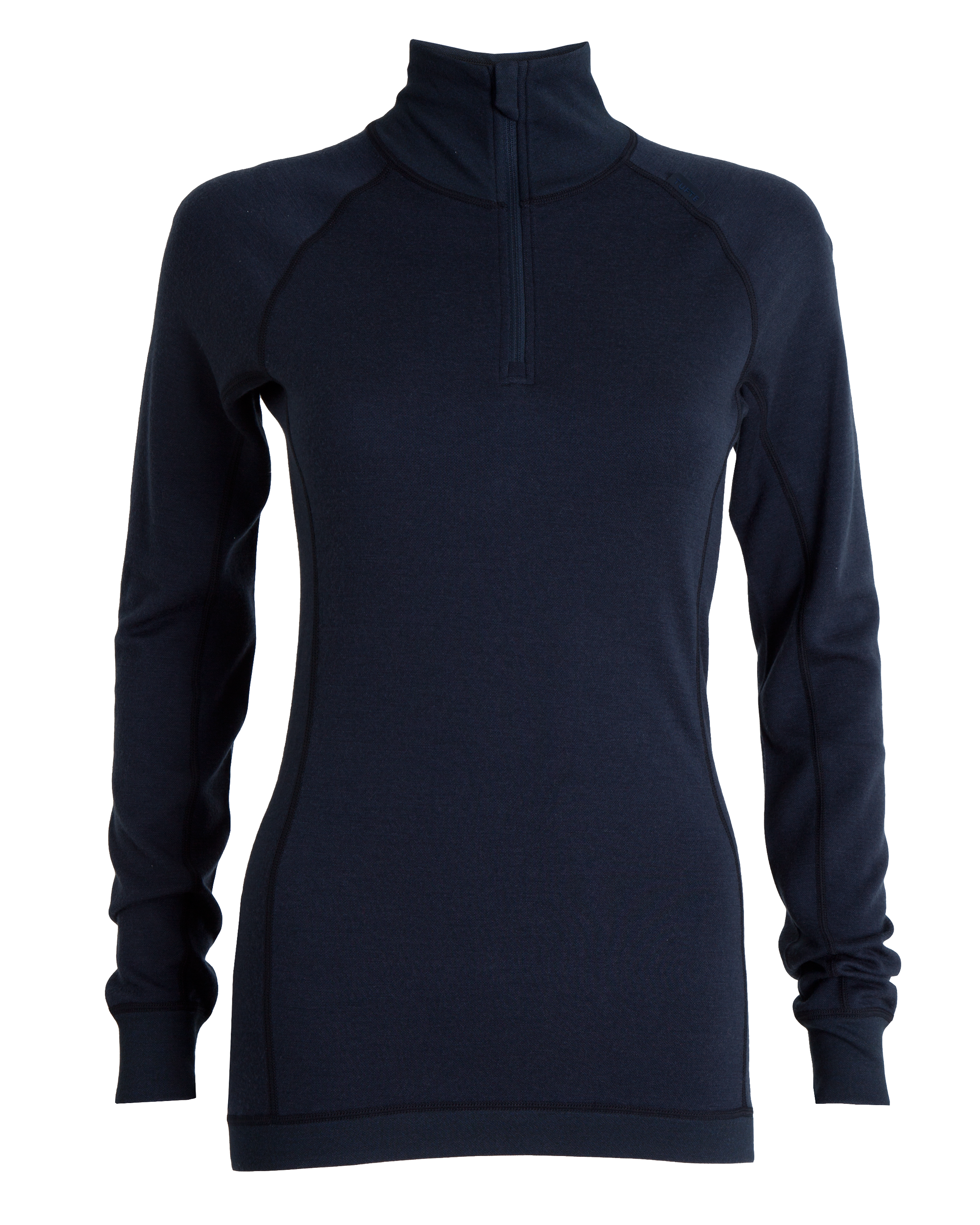 Tufte Bambull Half Zip, Dame<br>Deilig høyhalset genser i Bambus og merinoull!