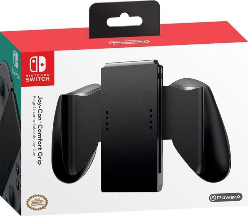PowerA Joy Con Comfort Grip geschikt voor Nintendo Switch Zwart