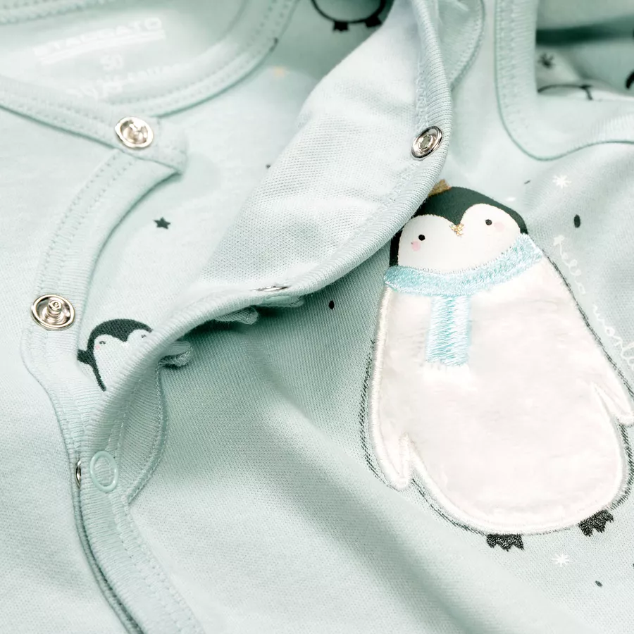 Staccato Strampler+Shirt aqua sky