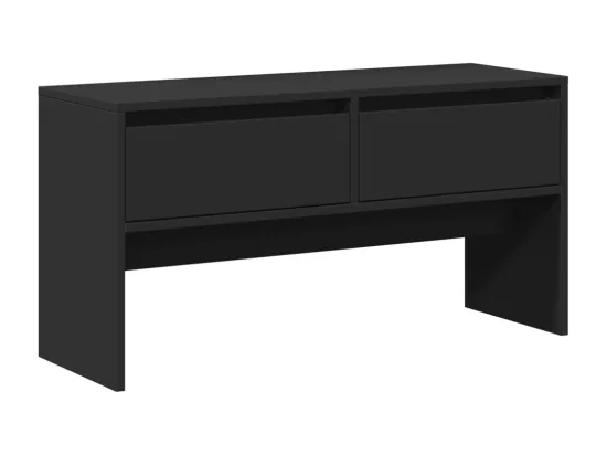 Ensemble de meubles de couloir 4 pcs noir bois d'ingénierie