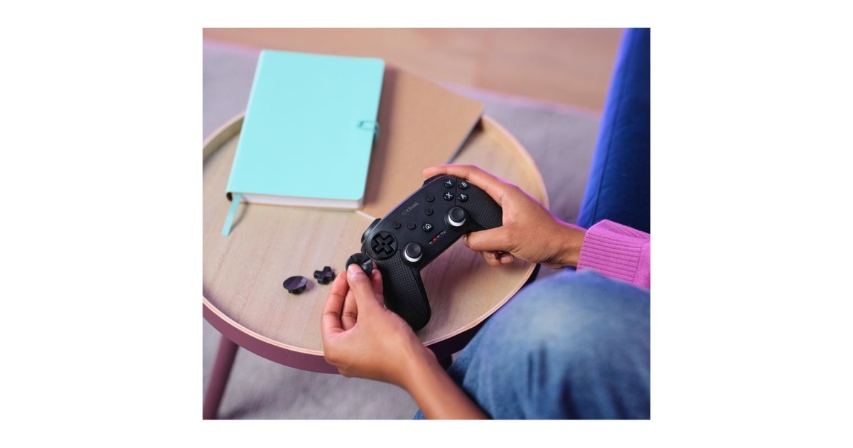 TrustGXT 542 Muta draadloze gamecontroller  (Zwart, Nintendo Switch, PC, Tablet, Laptop, Smartphone)