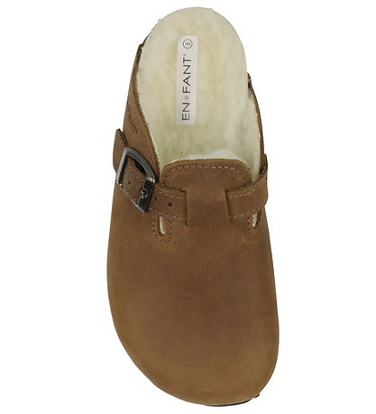 En Fant Sandalen Mit Futter - Nubuk - Eichel