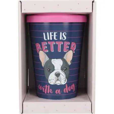 Depesche To-Go Becher mit Sprüchen - Life is better with a Dog