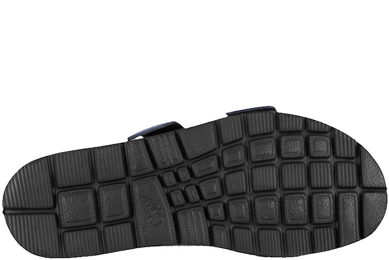 NEW FEET SLENTERS I BLÅ RUSKIND