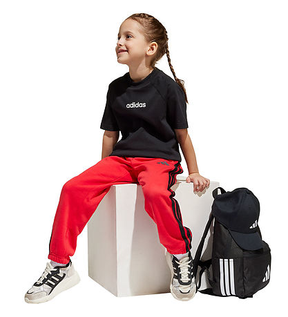 adidas Performance T-Shirt - 160 - Schwarz m. Weiß