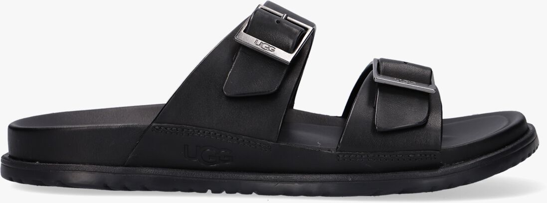 zwarte ugg slippers m wainscott buckle slide