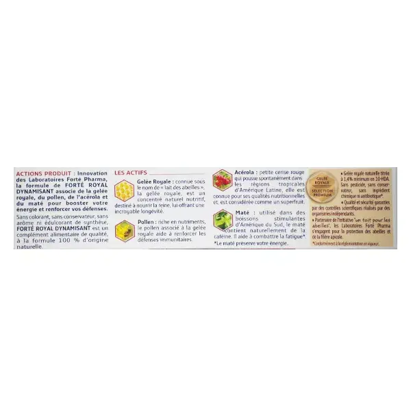 Forté Pharma Forté Royal Dynamisant 20 ampoules