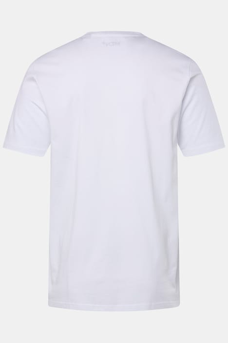 Men+ T-Shirt, Halbarm, großer Print, Rundhals, bis 8 XL