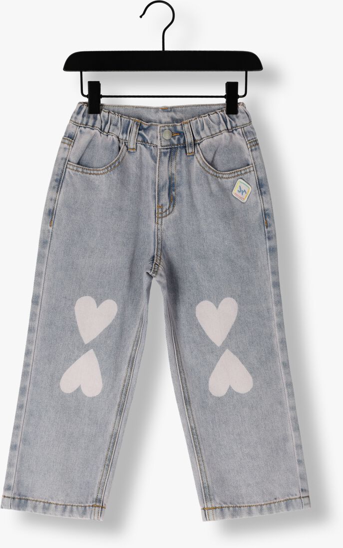Jelly Mallow blauwe jelly mallow mom jeans heart denim pants