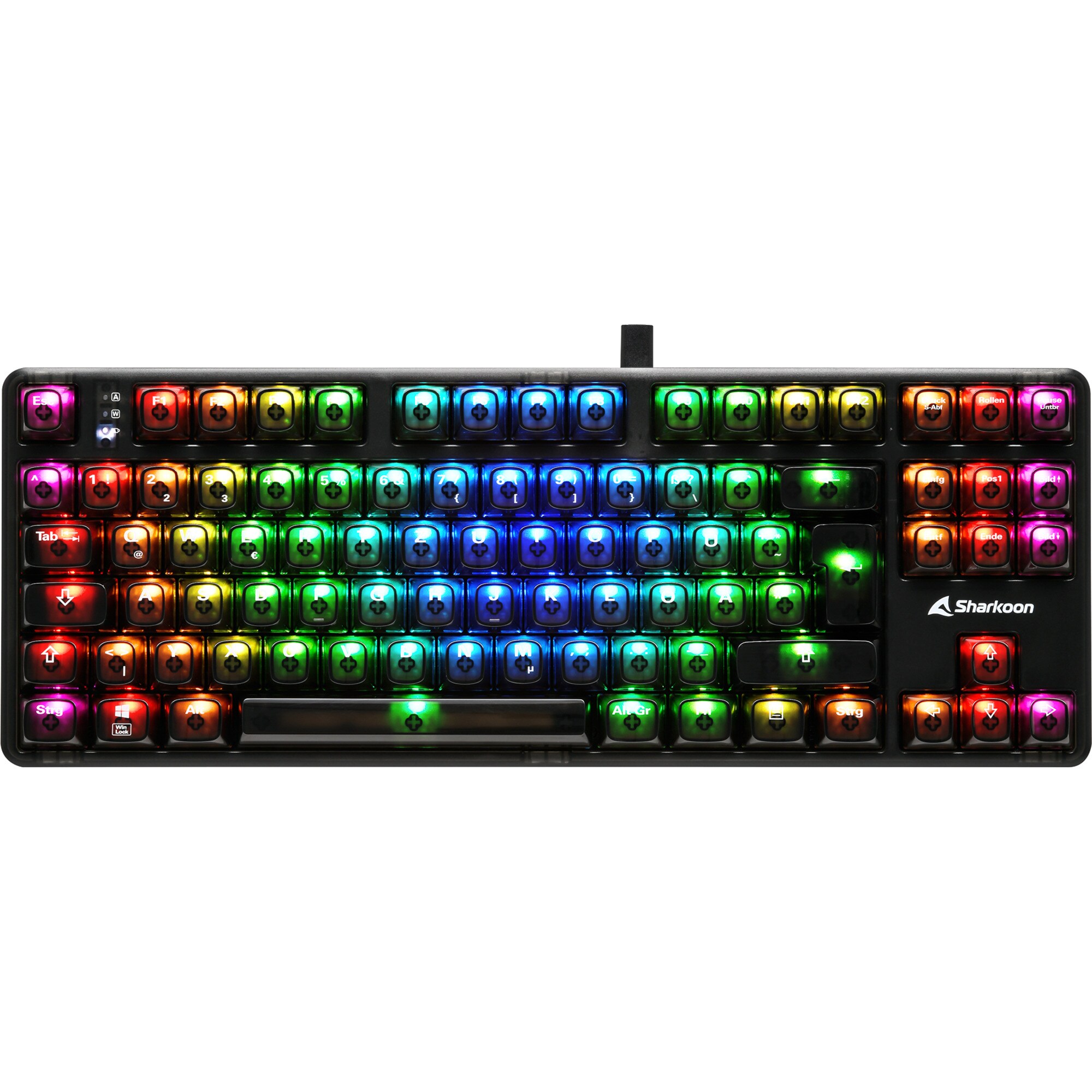 Sharkoon Gaming-Tastatur Crystal Shark