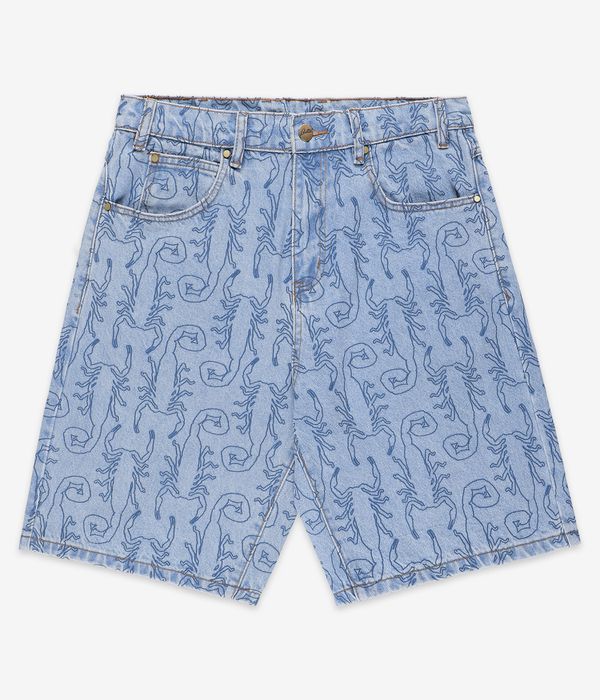 Butter Goods Scorpion Denim Shorts (washed indigo)