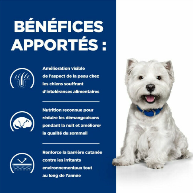 Croquettes Hill's Prescription Diet Canine Derm Complete Mini