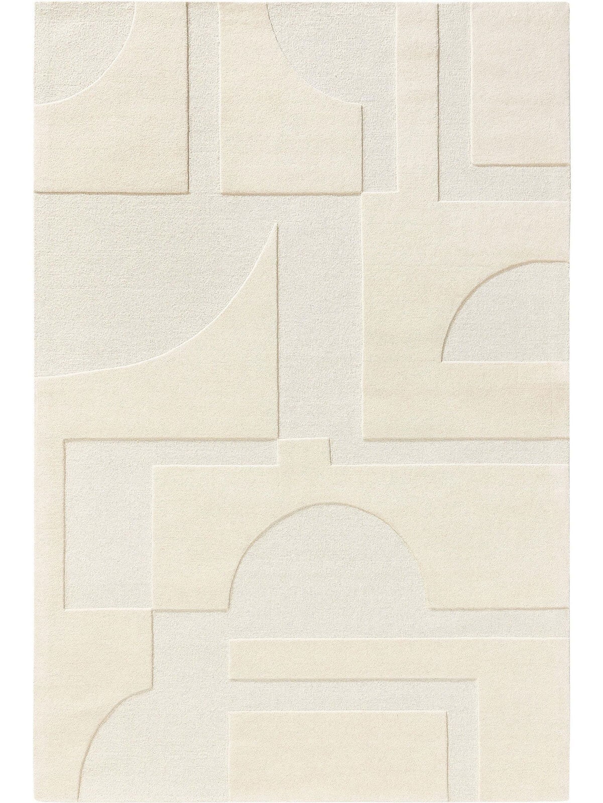 benuta pure Wollteppich LOGAN 160 x 230 cm cream