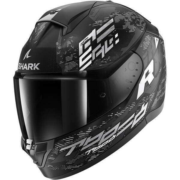 Shark - Casque Ridill 2 Molokai Noir / Argent / Blanc / Mat