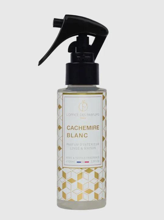 PARFUM INTERIEUR LINGE ET MAISON CACHEMIR BLANC 100ML