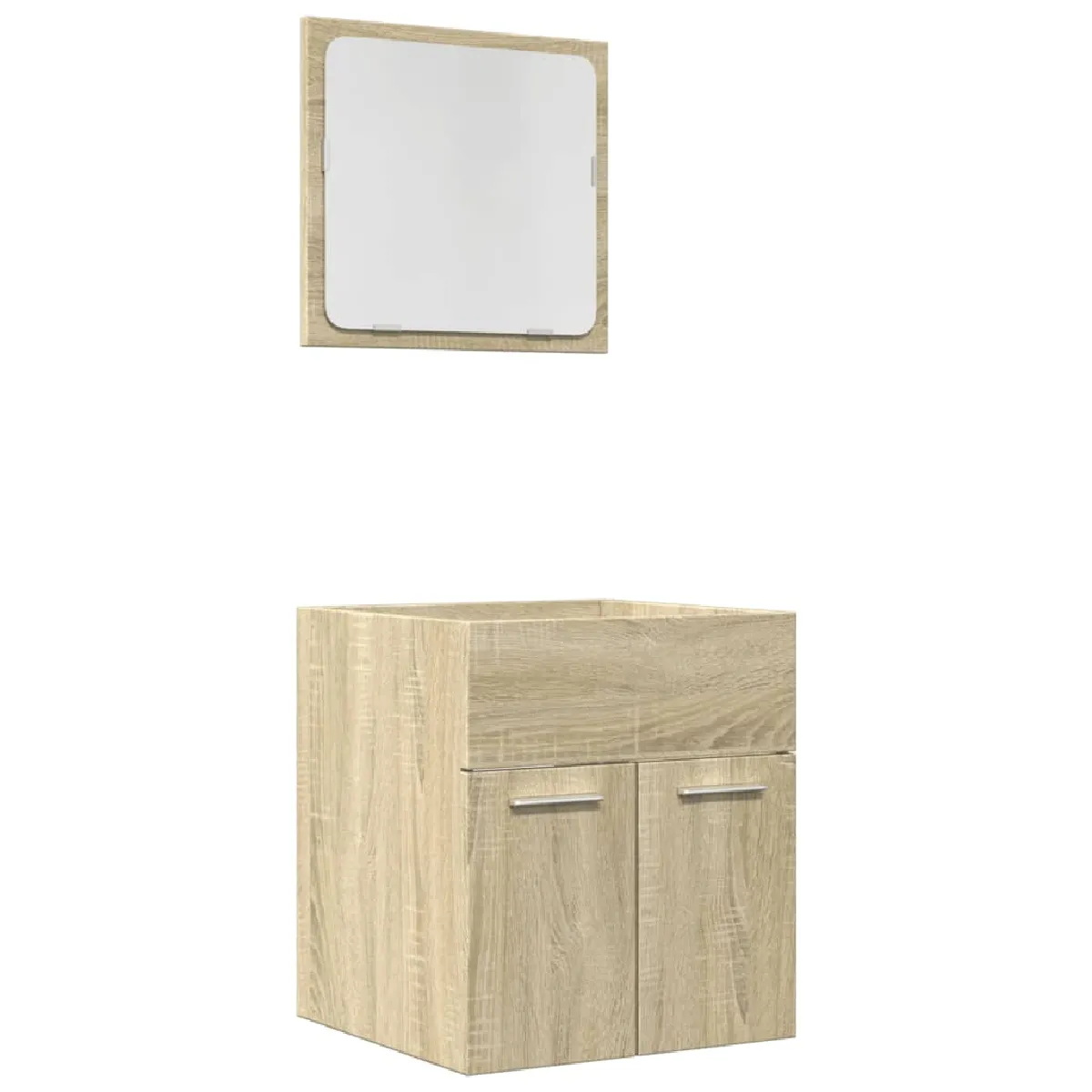 vidaXL Ensemble 2 pcs Chêne sonoma