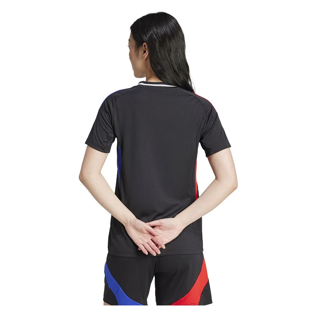 adidas Olympique Lyon 24/25 Weg Damen T-Shirt mit kurzen Ärmeln