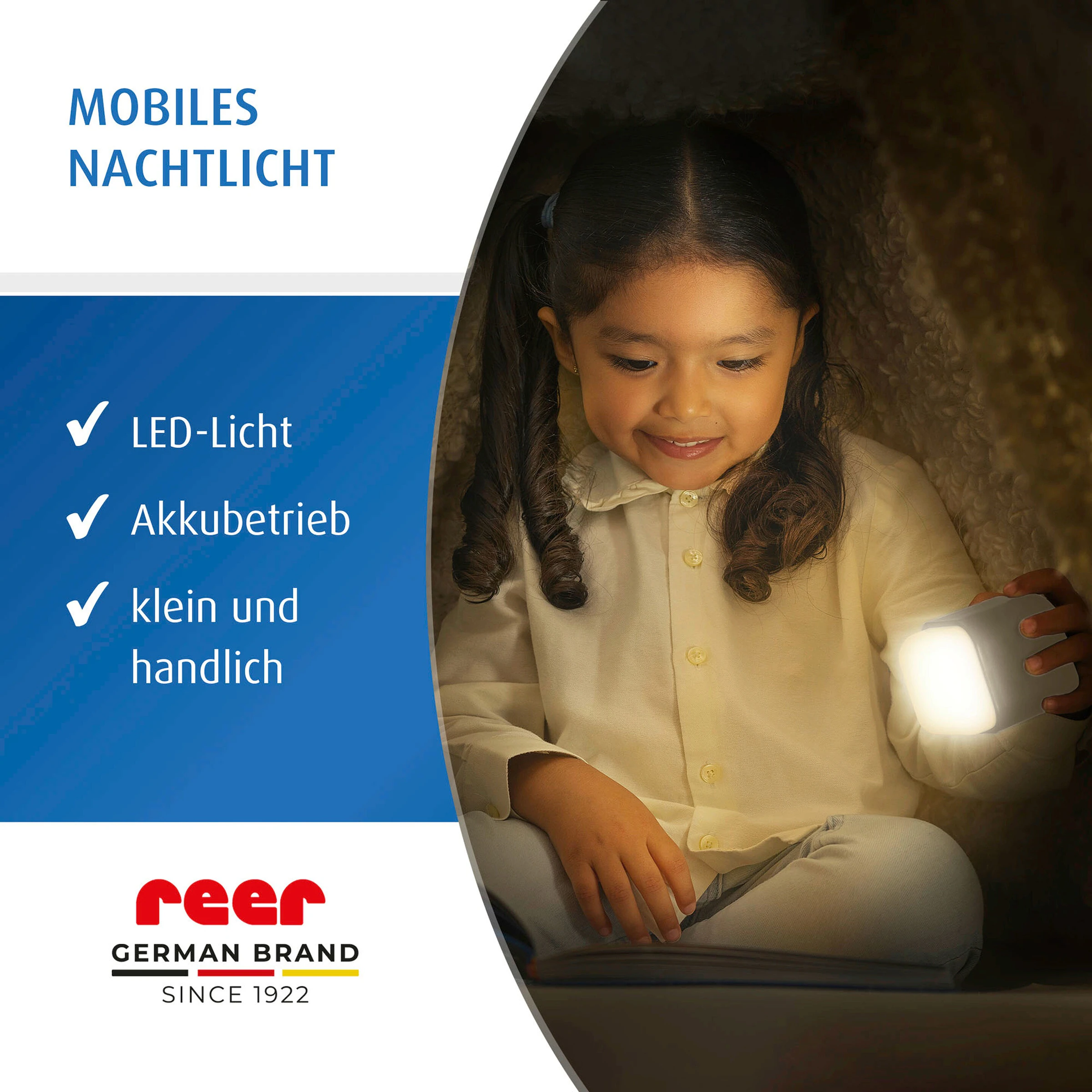 reer LED-Nachtlicht 2in1 SleepLight Creme