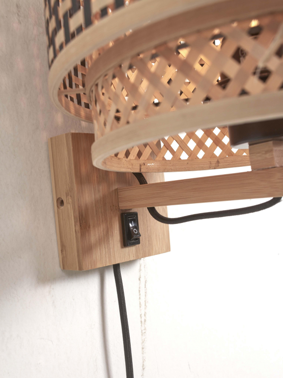 Good&Mojo Bhutan wandlamp zwart