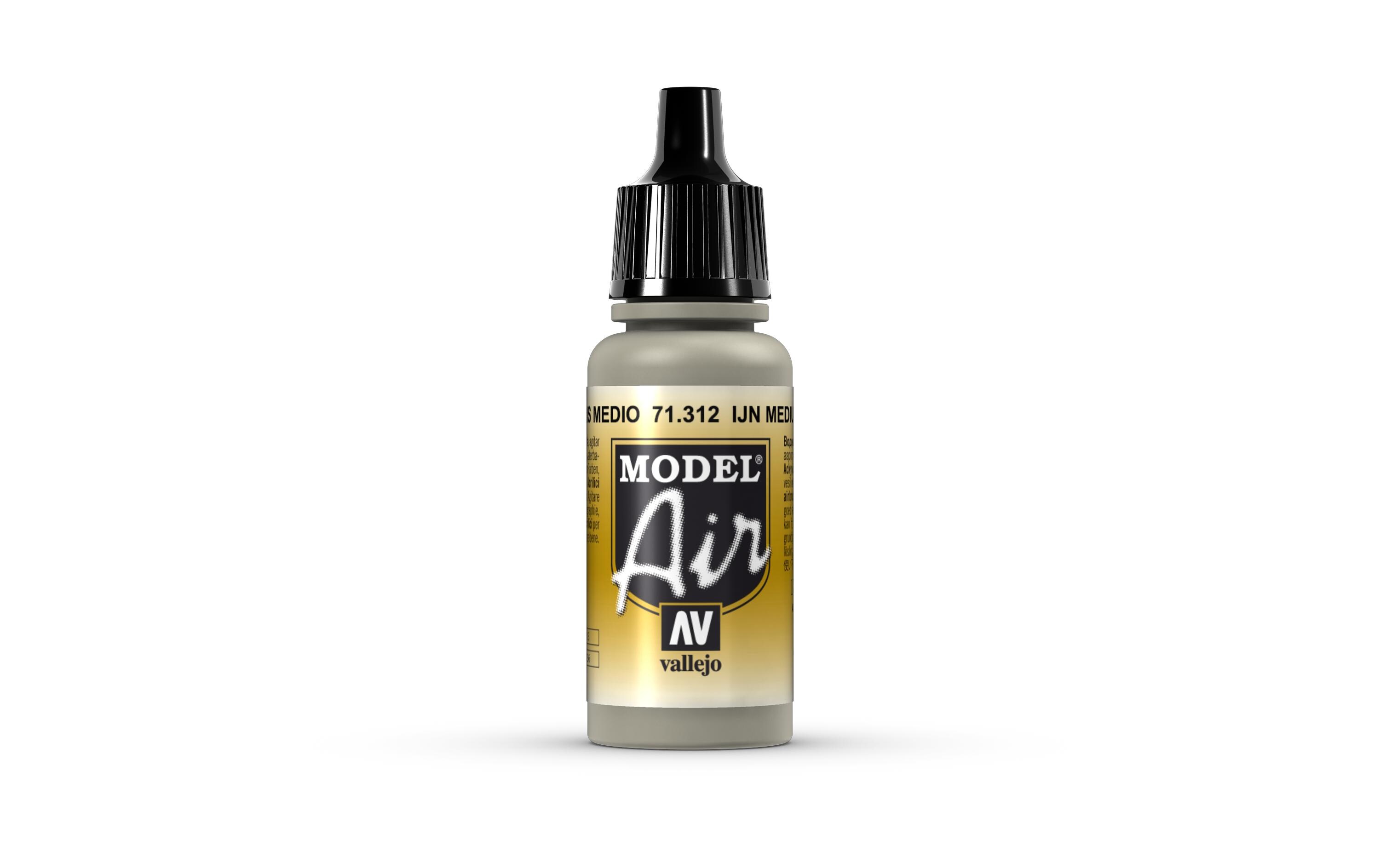Airbrushfarbe IJN Medium Grau 17 mlAcryl Model Air Color für Airbrush