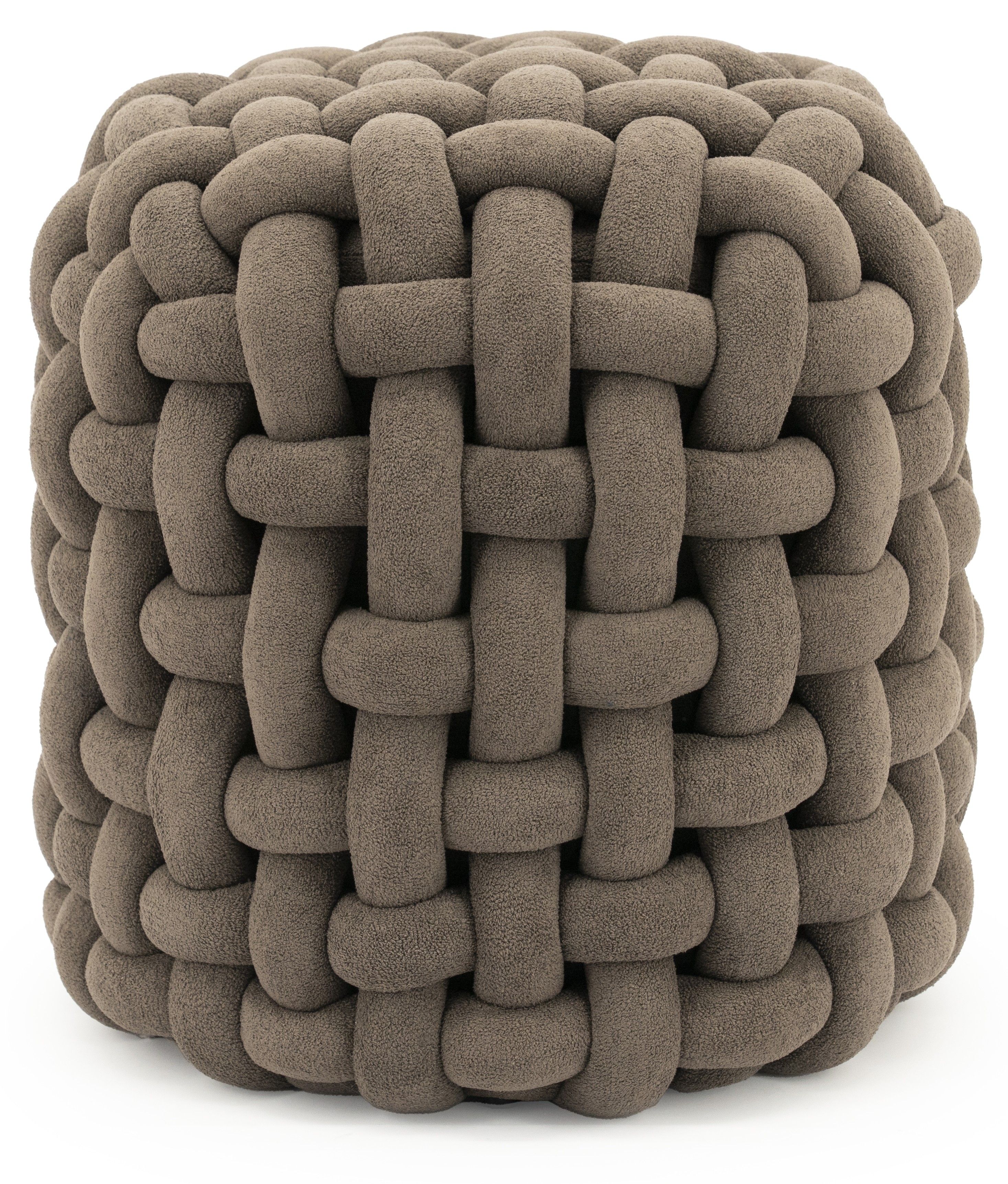 Poef Bruin 250245 Poofie B44 x D44 x H44 cm