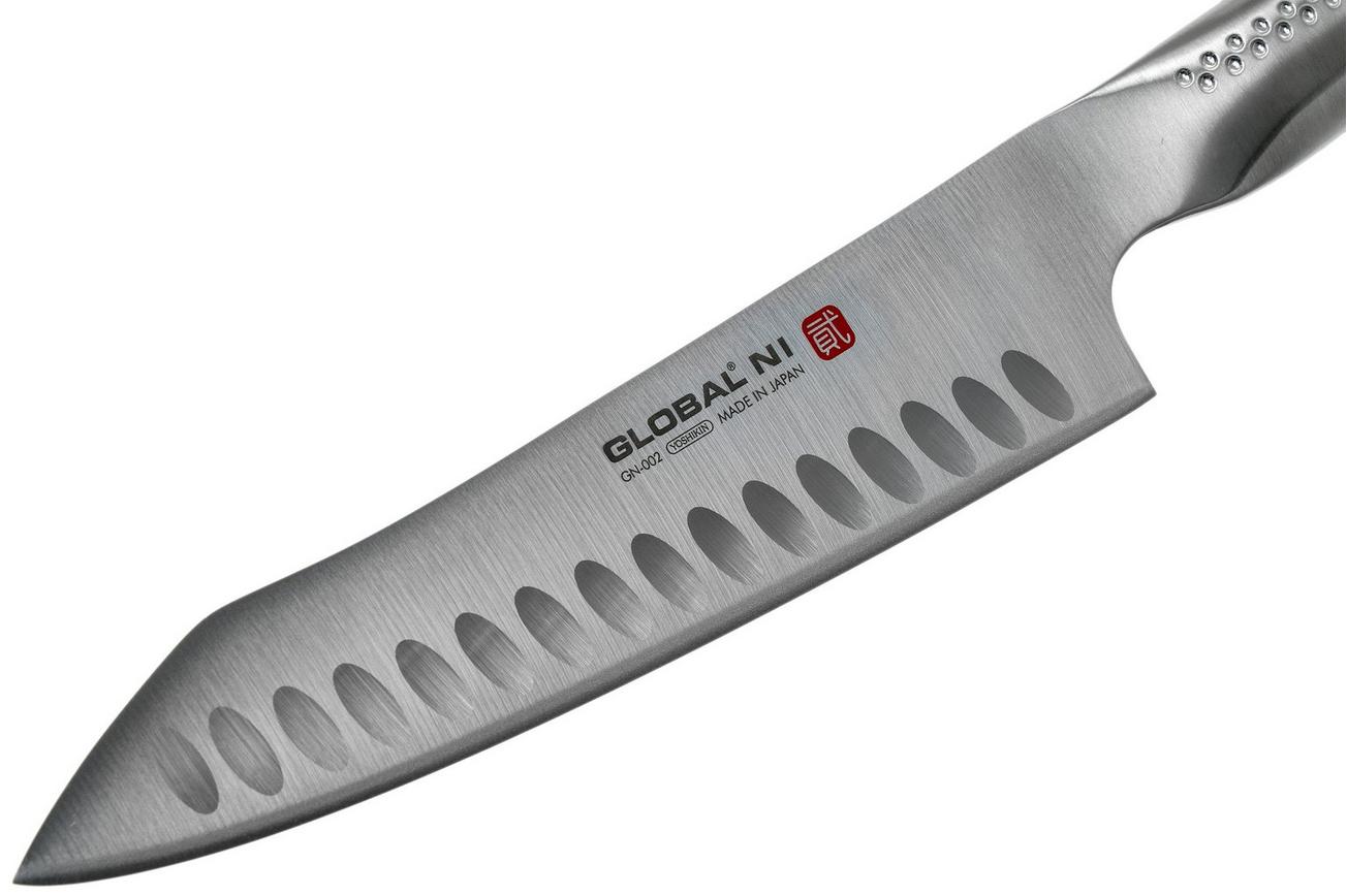 Global Ni GN-002 oriental koksmes 20 cm met kuiltjes