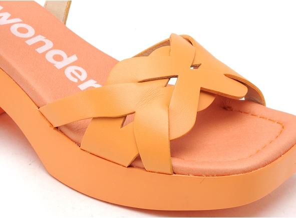 Wonders nu pieds talons femme d1011 iseo orange