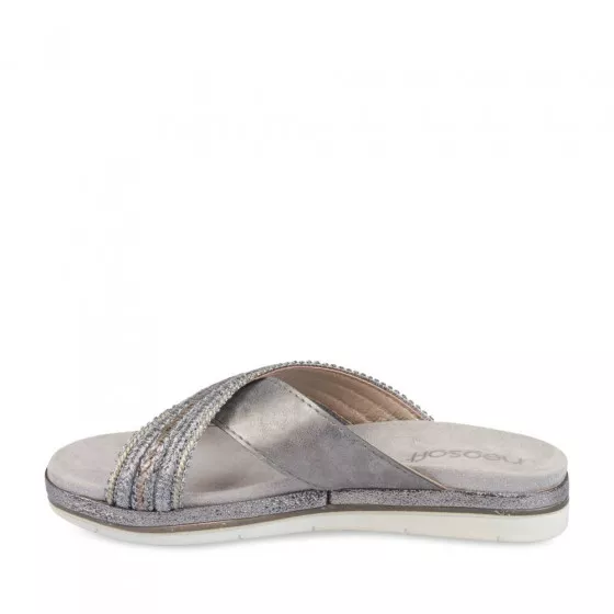 Mules GRIS NEOSOFT FEMME