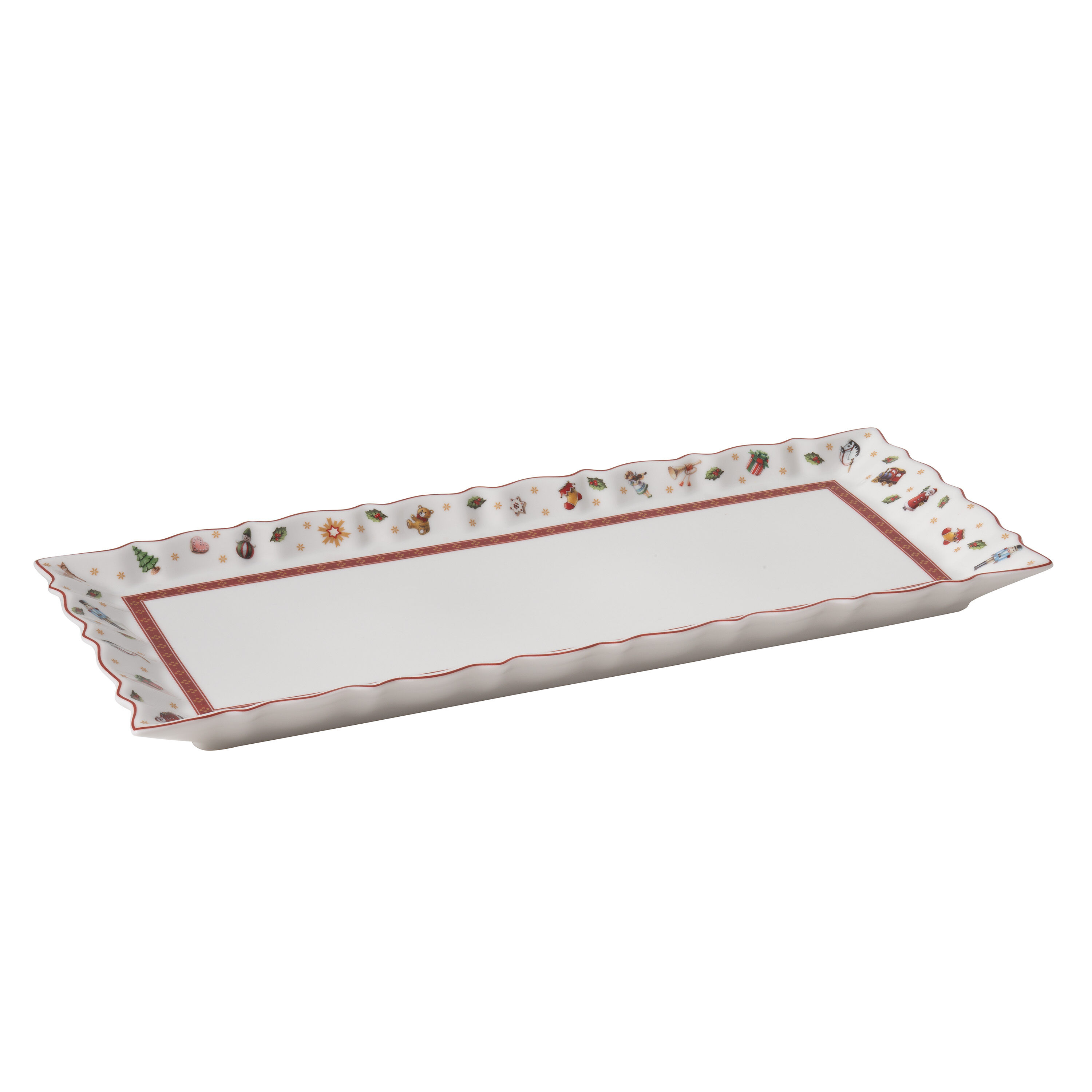 Toy's Delight Cake plate Red, Premium Porcelain