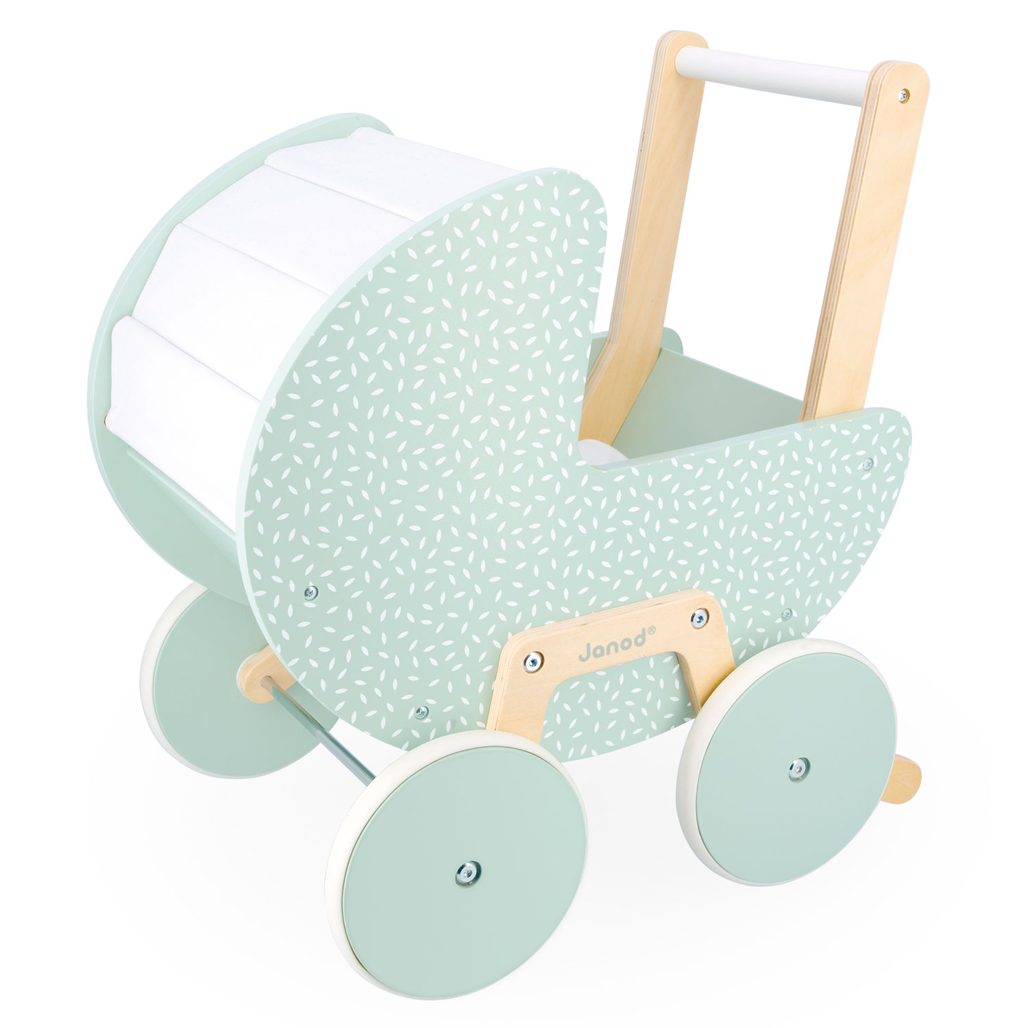Janod Zen - Houten Poppenwagen