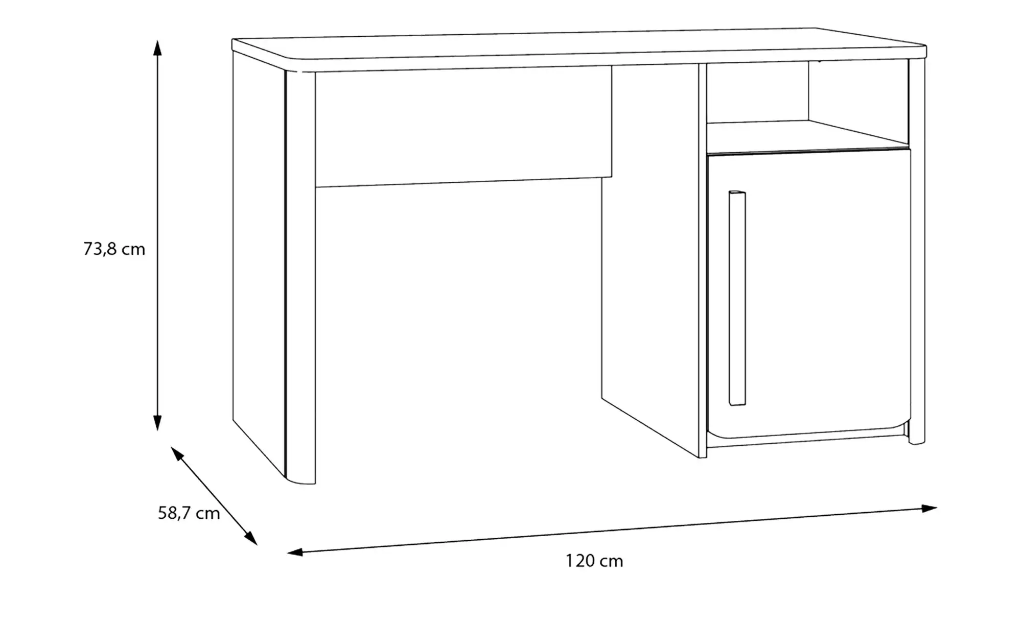 Schreibtisch Surfinio