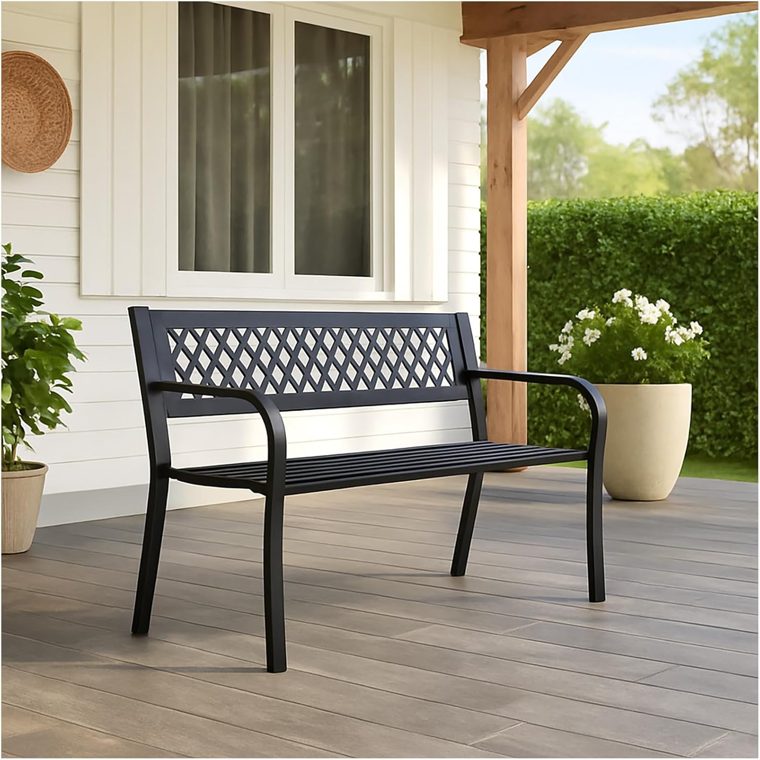 HTI living Gartenbank Venera Sitzbank Metall