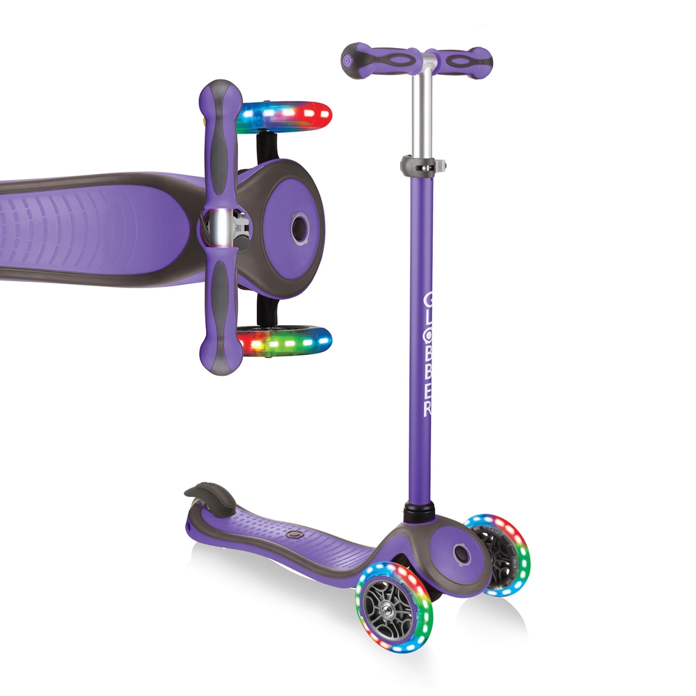 Globber PRIMO PLUS LIGHTS Lila Roller