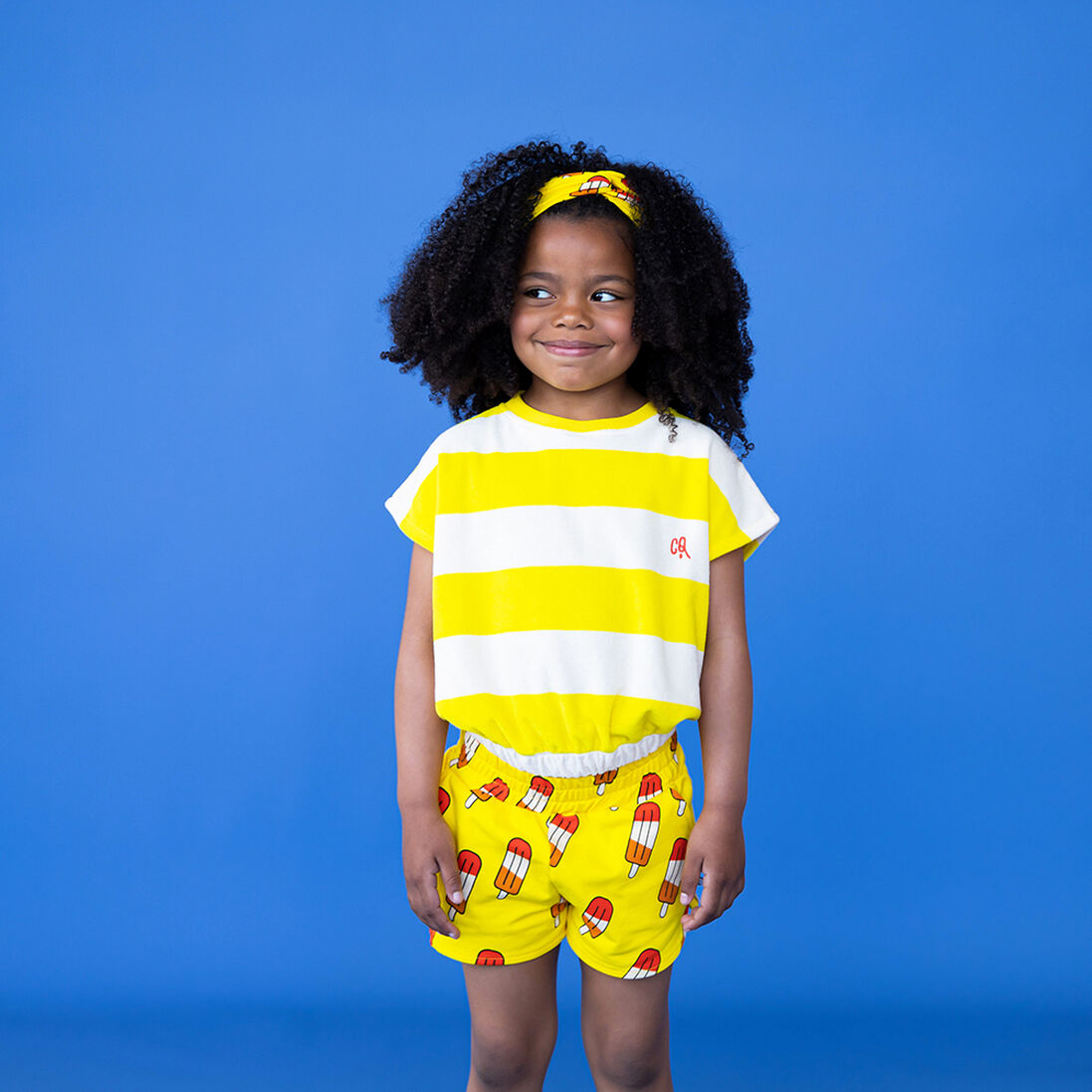 CARLIJNQ gele carlijnq shorts popsicle - sporty girls shorts