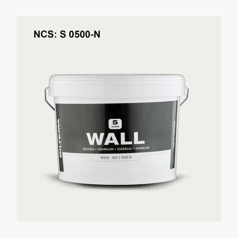 Veggmaling WALL, hvit, 10 liter